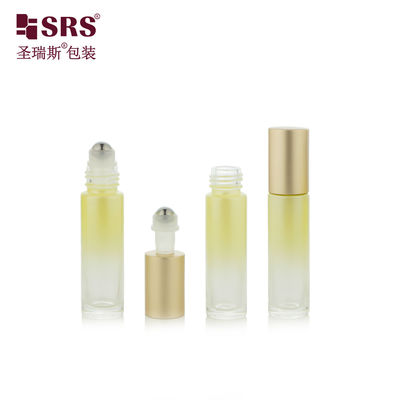 Frasco Aplicador com Bola de Rolo de Vidro de 10ml BLPM-10ml com Bola de Aço Inoxidável Vazio com Tampa de Metal