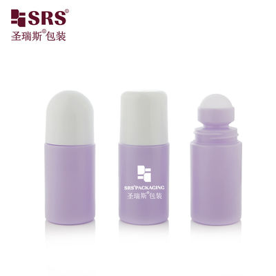 Frasco Aplicador Roll-on Vazio RPPC-60ml Roxo para Gel Calmante