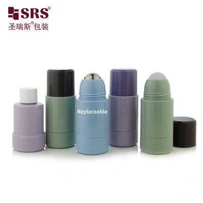 Frasco Roll-On Recarregável de Plástico SRS Packaging 50ml 75ml