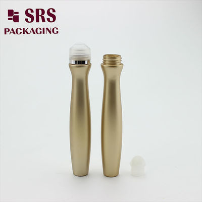 SRS8447-15ML GOLD COLOR PETG Roller Bottle 15ml Metal Eye Cream Roll On Bottle
