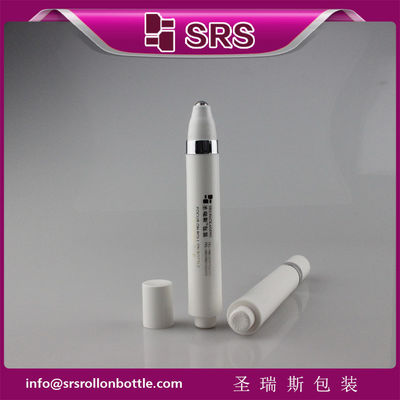 SRS 15 ml de soro ocular branco vazio preme em rolos sem ar no frasco