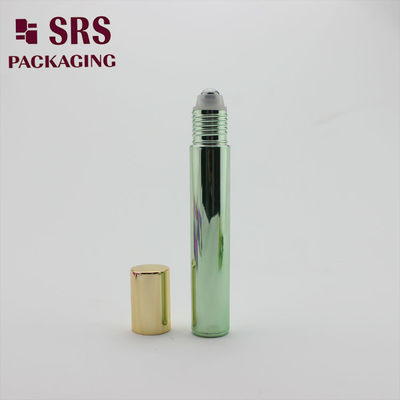 SRS Rolo Vazio Em Botela Metalizado Cor Verde 15 ml Para Perfumes