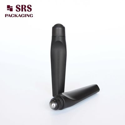SRS Luxury Plastic Roll On Bottle Matte Preto 12 ml Para Creme de Olho