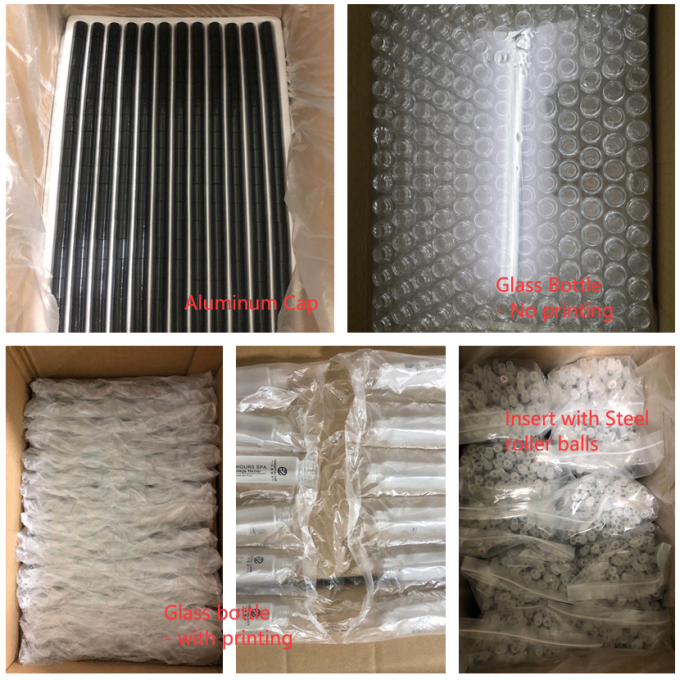 Bola de rolo de aço metálico médico 16mm 14mm para frasco roll-on 10